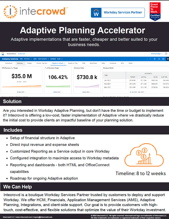 Adaptive Planning Accelerator